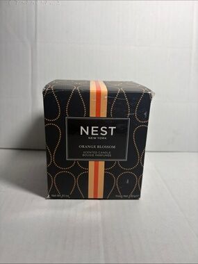 NEST Fragrances Orange Blossom Candle - Black & Orange